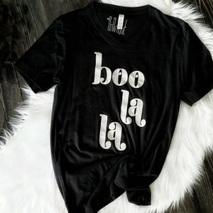Boo La La V-Neck Unisex Tee